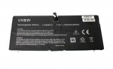 VHBW Notebook akkumulátor Lenovo 121500156, 11S121500 - 7400 mAh 7,4 V Li-polimer, fekete
