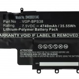 VHBW Notebook akkumulátor Sony Vaio Pro 11, Pro 13-hoz – 4740 mAh 7,5 V Li-polimer