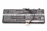 VHBW Notebook akkumulátor Toshiba PA5209U-1BRS, P000627450 - 3650 mAh 7,2 V Li-polimer, fekete