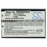 VHBW Opticon 13224 Vonalkód-leolvasó POS elem - 1800 mAh 3,7 V Li-Ion