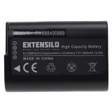 VHBW Panasonic DMW-BLK22, DMW-BLK22GK akkumulátor - 2250 mAh, 7,2 V, Li-Ion