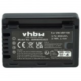 VHBW Panasonic VW-VBL090 akkumulátor - 850 mAh, 3,7 V, Li-Ion