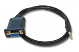VHBW RS-232 IC-t90A Programozó Vezeték - 13,5 cm, Fekete