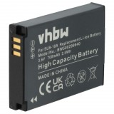VHBW Samsung BP-10A, SLB-10A, BP10A akkumulátor - 700 mAh, 3,6 V, Li-Ion