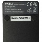 VHBW Samsung SB-LSM160 fényképezőgéphez stb. akkumulátortöltő - 0,5 A, 8,4 V