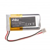 VHBW Sennheiser AHB571935PCT-03, 586477, 573695 - 350 mAh 3,7 V Li-polimer Sztereó Erősítő Elem