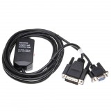 VHBW Siemens Simatic S5 100U RS-232 Programozó Vezeték - CPU 100, PC Adapter, 300 cm, Fekete