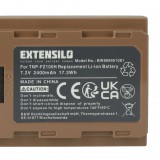 VHBW Sony NP-FZ100 akkumulátor - 2400 mAh, 7,2 V, Li-Ion, USB C aljzattal