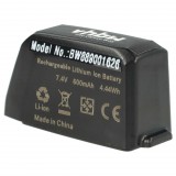 VHBW SRAM 00.3018.102.000 Hátsó Váltó Akkumulátor - 600mAh 7,4V Li-Ion