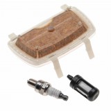 VHBW Stihl 1139 120 1602 Javítókészlet - 1x Levegőszűrő, 1x Gázszűrő, 1x Gyújtógyertya