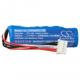 VHBW SumUp PS-GB-18650-026H Kártyaolvasó Akkumulátor - 3350 mAh 3,7 V Li-Ion