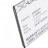 VHBW Tabletta akkumulátor Samsung EB-BT365BBU, EB-BT365BBC, EB-BT365BBE készülékekhez - 4700 mAh 3,8 V Li-polimer