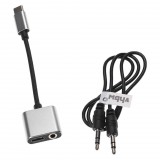 VHBW USB C Adapter 2 1-ben AUX, Huawei, Xiaomi, Motorola Jack Kábel