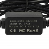 VHBW USB tápegység AC-L10AC-L100AC-L10AAC-L15AAC-L15BAC-L10BAC-L15 kamerához, 8,4 V 1,7 A