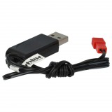 VHBW USB Töltőkábel, RC akkumulátorokhoz JST csatlakozóval, RC modellek gyártása akkumulátorcsomagokkal - 60 cm 6 V