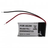 VHBW Vezeték nélküli fejhallgató akku a Bose AHB581323PS-hez - 120 mAh, 3,7 V Li-polimer