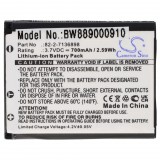 VHBW Vezeték nélküli fejhallgató akku a SteelSeries 82-2-7136898-hoz - 700 mAh 3,7 V Li-Ion