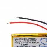 VHBW Vezeték nélküli fejhallgató akku AHB5-2229PS-hez - 250 mAh 3,7 V Li-polimer