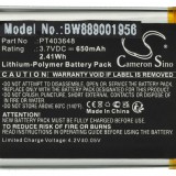 VHBW Vezeték nélküli fejhallgató akku Denon PT403648-hoz - 650 mAh 3,7 V Li-polimer