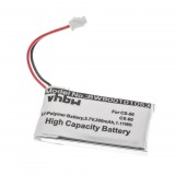 VHBW Vezeték nélküli fejhallgató akku Plantronics 202599-03, 64327-01, 64399-01 - 300 mAh 3,7 V Li-Ion