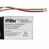 VHBW Vezeték nélküli fejhallgató akku Sennheiser 564546, AHB622540N1 - 600 mAh 3,7 V Li-polimer