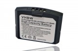 VHBW Vezeték nélküli fejhallgató akku Sennheiser BA300, BA-300, 500898, 523306 - 140 mAh 3,7 V Li-polymer