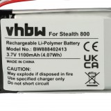 VHBW Vezeték nélküli fejhallgató akku Turtle Beach Elite 800X Gen 2, 800, 800P - 1100 mAh 3,7 V Li-polymer