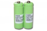 VHBW Vezetékes telefon akku 2 db GP40AAMC, GP40AAAM, GP40AAA, 2/3 AAA - 400 mAh 1,2 V NiMH