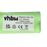 VHBW Vezetékes telefon akku Philips 2HR-AAAU, H-AAA600X2 - 700 mAh 2,4 V NiMH