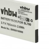 VHBW Vezetékes telefon akku Siemens Gigaset 4250366817255, S30852-D2152-X1 - 700 mAh 3,7 V Li-Ion