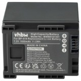 VHBW Videokamera akkumulátor Canon BP-827, BP-820, BP-828, BP-819 fényképezőgépekhez - 1600 mAh 7,2 V Li-Ion