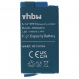 VHBW Videokamera akkumulátor GoPro 601-26762-000, SPCC1B-hez - 1400 mAh 3,85 V Li-Ion