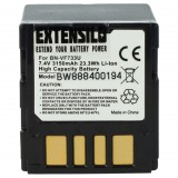 VHBW Videokamera akkumulátor JVC BN-VF714, BN-VF707US, BN-VF707, BN-VF707U - 3150 mAh 7,4 V Li-Ion