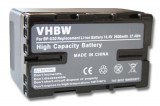 VHBW Videokamera akkumulátor Sony BP-U30-hoz - 2600 mAh 14,4 V Li-Ion