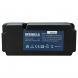 VHBW Yard Force Fűnyíró Akkumulátor 862601, 0862622001, 0862622 - 5000 mAh 25,2 V Li-Ion, Fekete