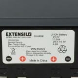 VHBW Zucchetti B típusú Fűnyíró Akkumulátor - 110Z03700A, 10500 mAh, 25,2 V Li-Ion