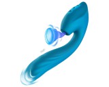 Vibeconnect - vízálló G-pont vibrátor és csiklóizgató (kék)