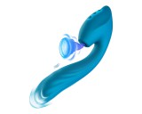 Vibeconnect - vízálló G-pont vibrátor és csiklóizgató (kék)