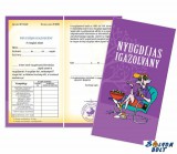 Vicces bizonyítvány, Nyugdíjas igazolvány, nő