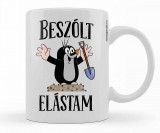 Vicces bögre, Beszólt, elástam - mondta a kisvakond