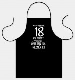 Vicces fekete kötény, Akkor aggódnék 18.....év felett