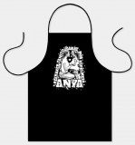 Vicces fekete kötény, Anya