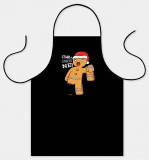 Vicces fekete kötény, Csak a gombokat ne, karácsony, mézi