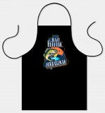 Vicces fekete kötény, Csak az igazi férfiak horgásznak