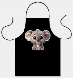 Vicces fekete kötény, Koala maci