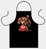 Vicces fekete kötény, Tacskó