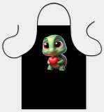 Vicces fekete kötény, Teknős