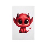 Vicces konyharuha, kéztörlő, Ördög