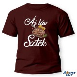 Vicces póló több színben, Áj láv szték