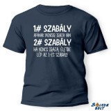 Vicces póló több színben, Apa szabály